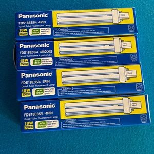 Panasonic FDS18E35/4 4 Pin 18W 💡💡💡💡Bundle of 4 💡💡💡💡